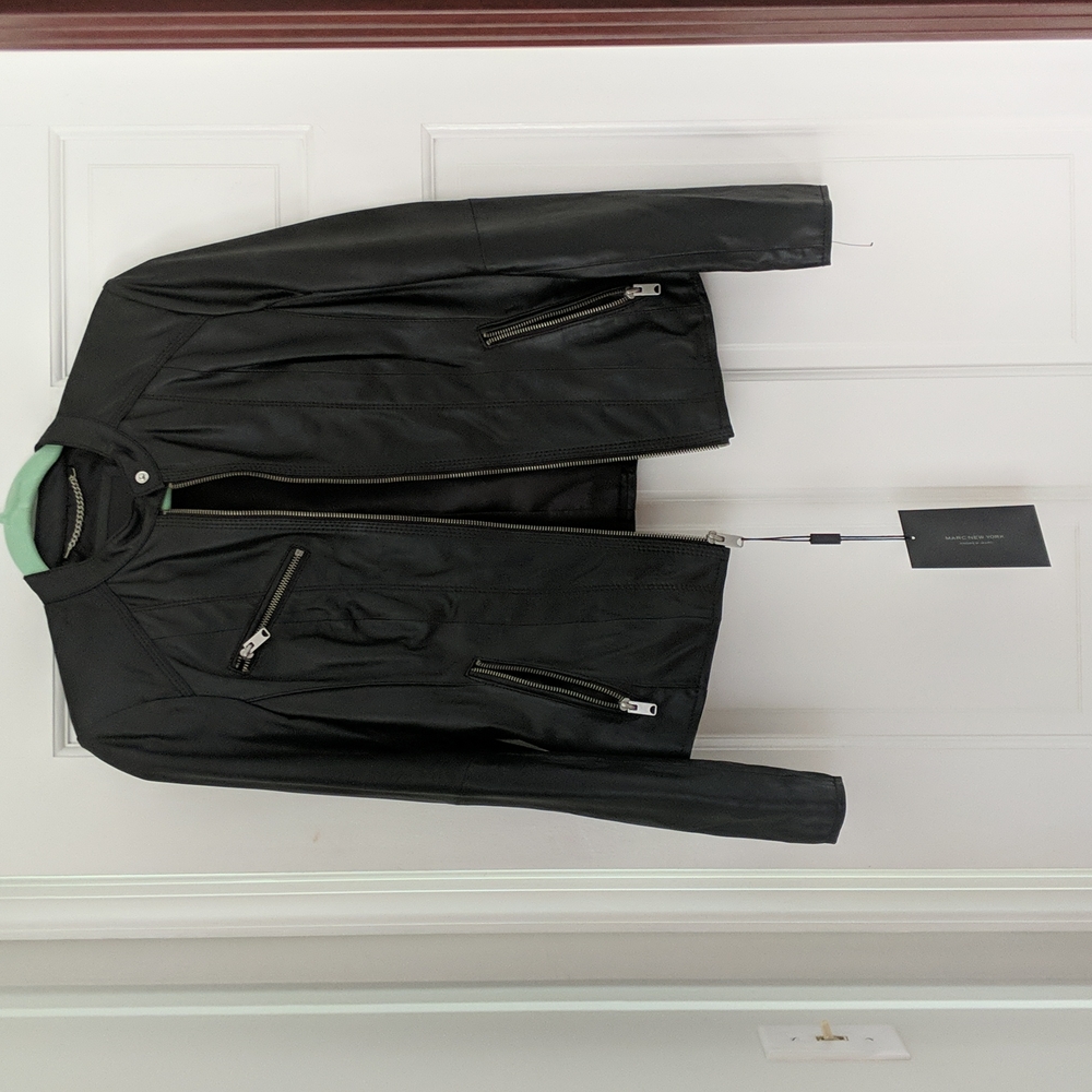 Andrew Mark Leather Moto Jacket